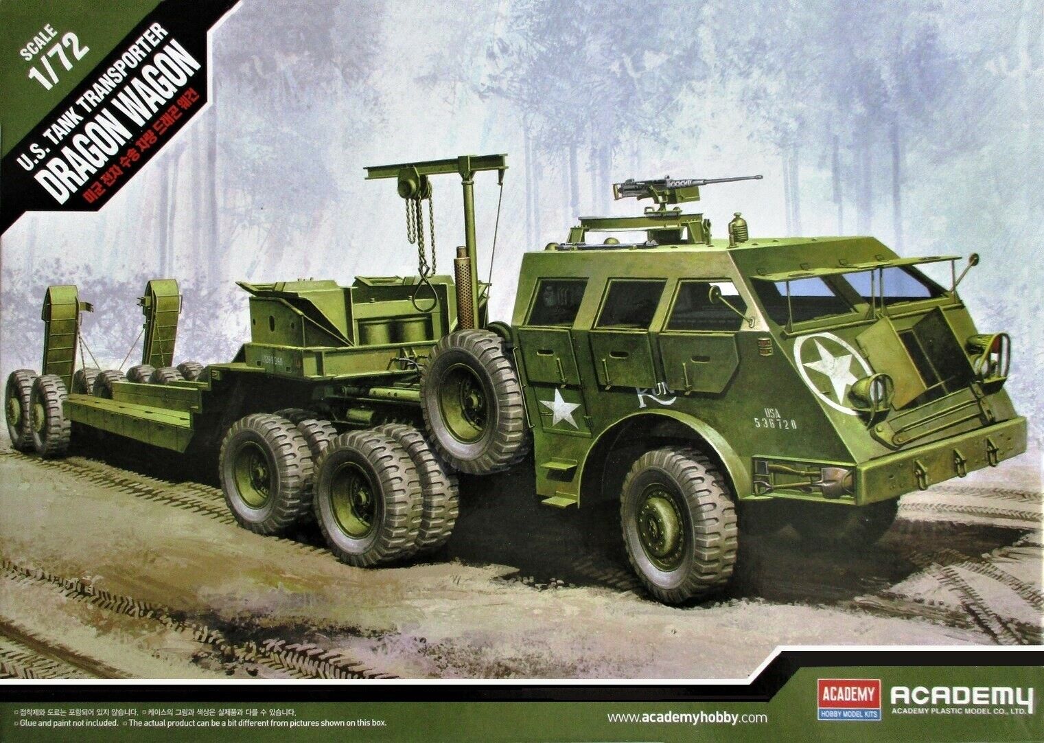 Kit Maquette Academy 1/72 M26 Dragon Wagon - Camion Militaire à Assembler Et Peindre (réf. AC13409)